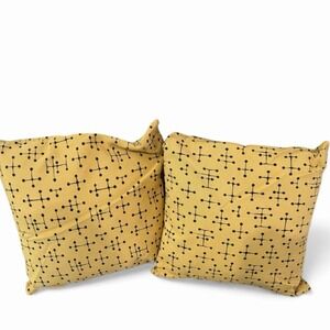 Eames Style Large Dot Pillow – Maharam Fabric, Mid-Century Design Set (2)